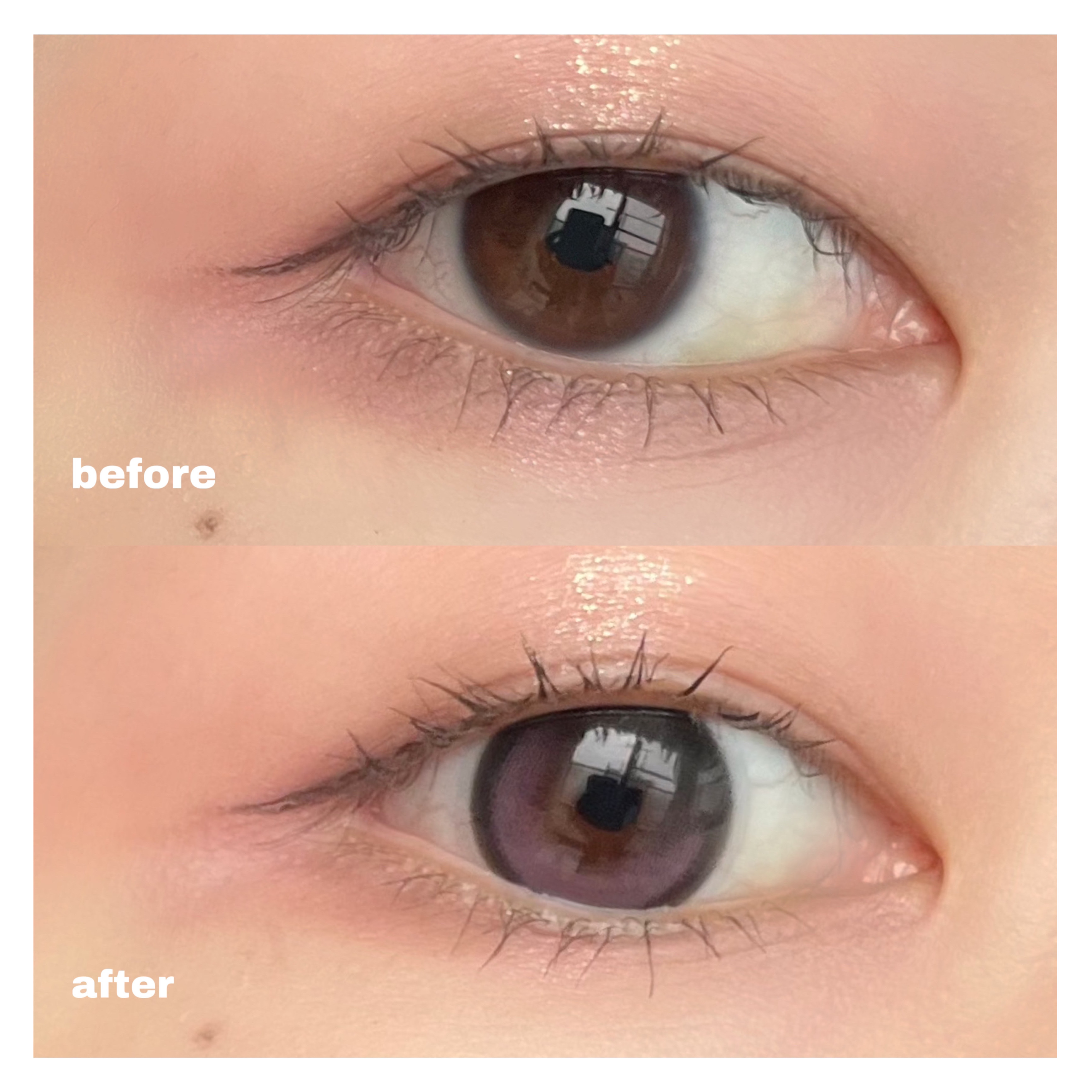 Big Glowy 1day/OLENS/ワンデー（１DAY）カラコンを使ったクチコミ（3枚目）