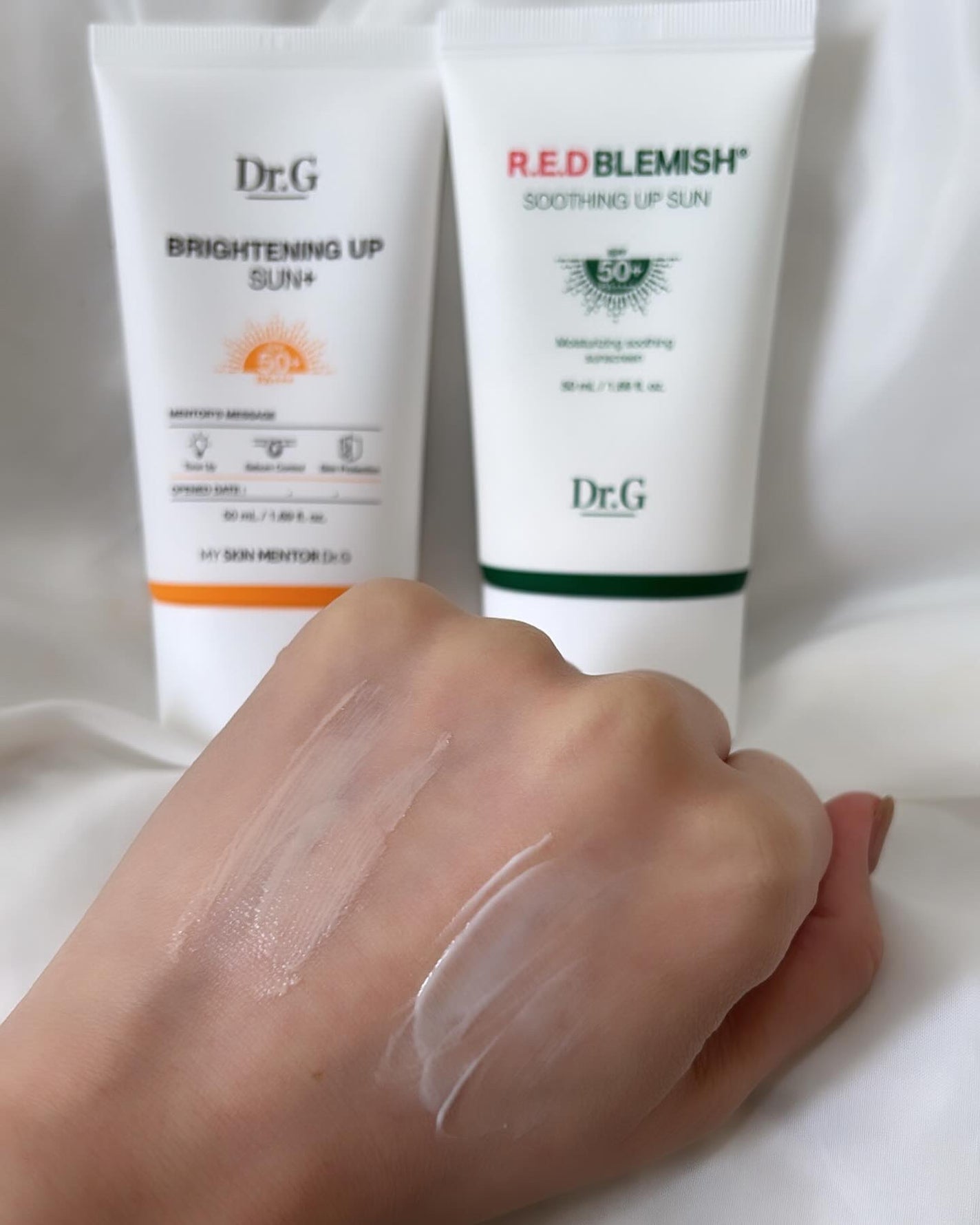 ブライトニングアップサンプラス/Dr.G/日焼け止めクリームを使ったクチコミ(4枚目)