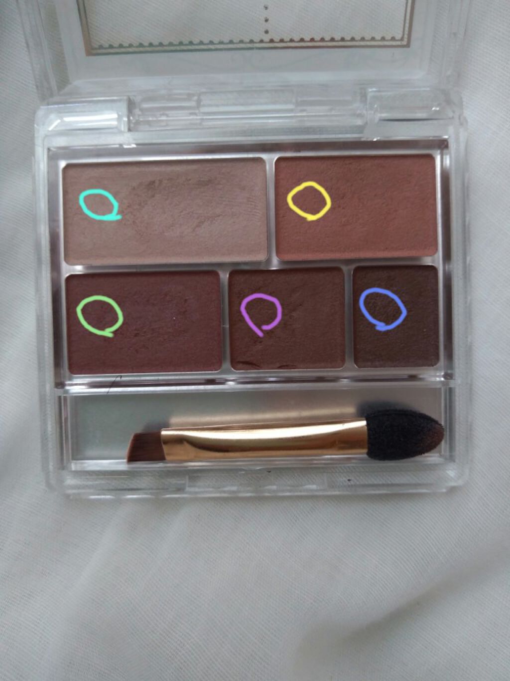 パーフェクトマルチアイズ/キャンメイク/アイシャドウパレットを使ったクチコミ(2枚目)