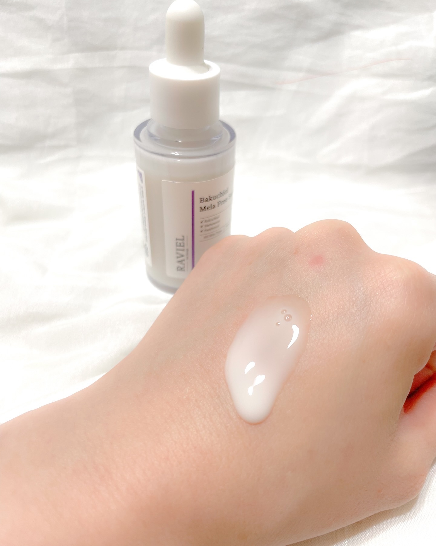 バクチオールメラフリーセラム/RAVIEL/美容液を使ったクチコミ（3枚目）