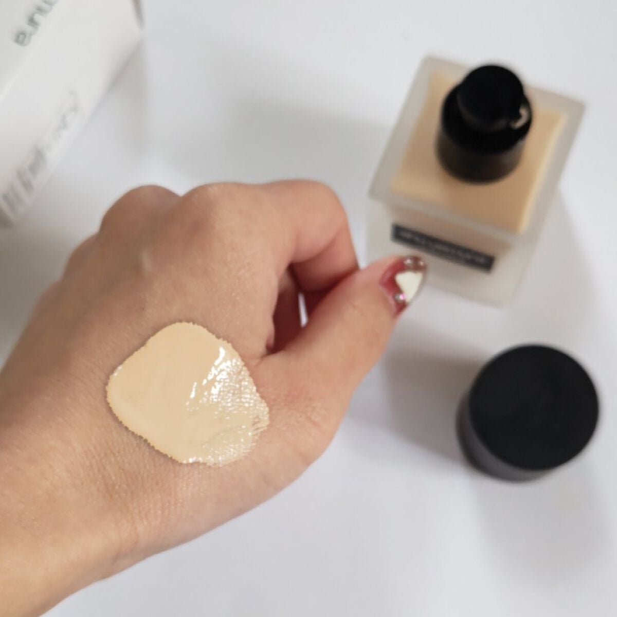 (旧)アンリミテッド ラスティング フルイド/shu uemura/リキッドファンデーションを使ったクチコミ(5枚目)