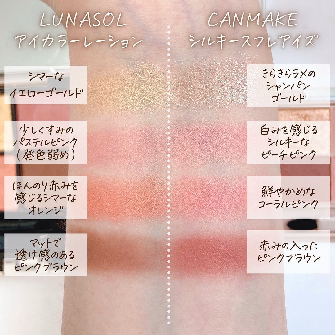 アイカラーレーション/LUNASOL/アイシャドウパレットを使ったクチコミ(2枚目)