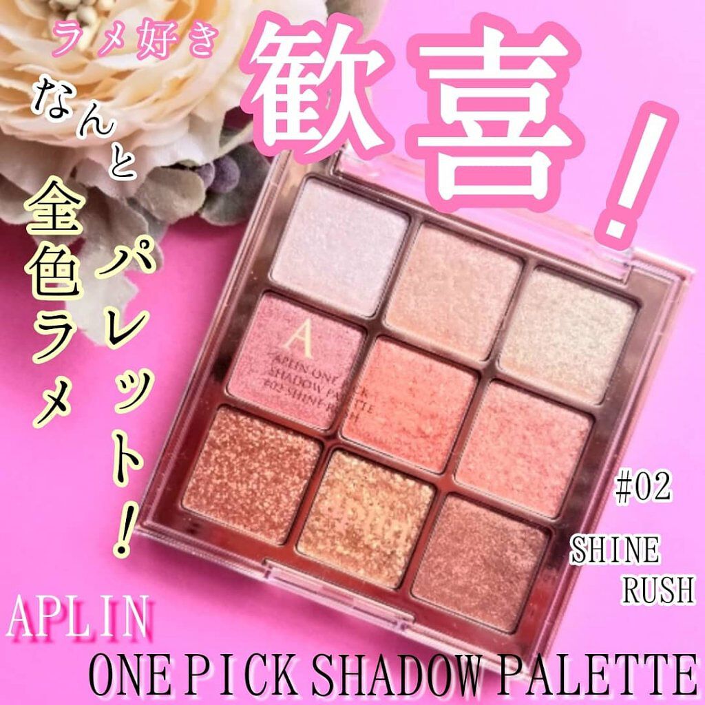 ワンピックアイシャドウパレット/APLIN/アイシャドウパレットを使ったクチコミ（1枚目）