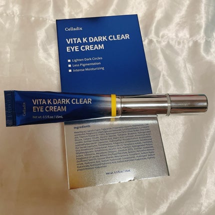 VITA K DARK CLEAR EYE CREAM/Celladix/アイケア・アイクリームを使ったクチコミ(2枚目)