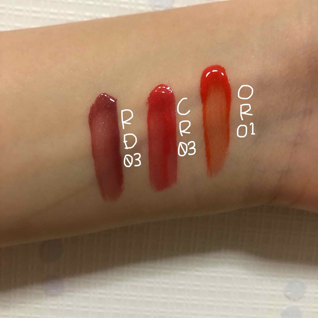 アピュー ウォーターライト ティント OR01/A’pieu/リップティントを使ったクチコミ（2枚目）