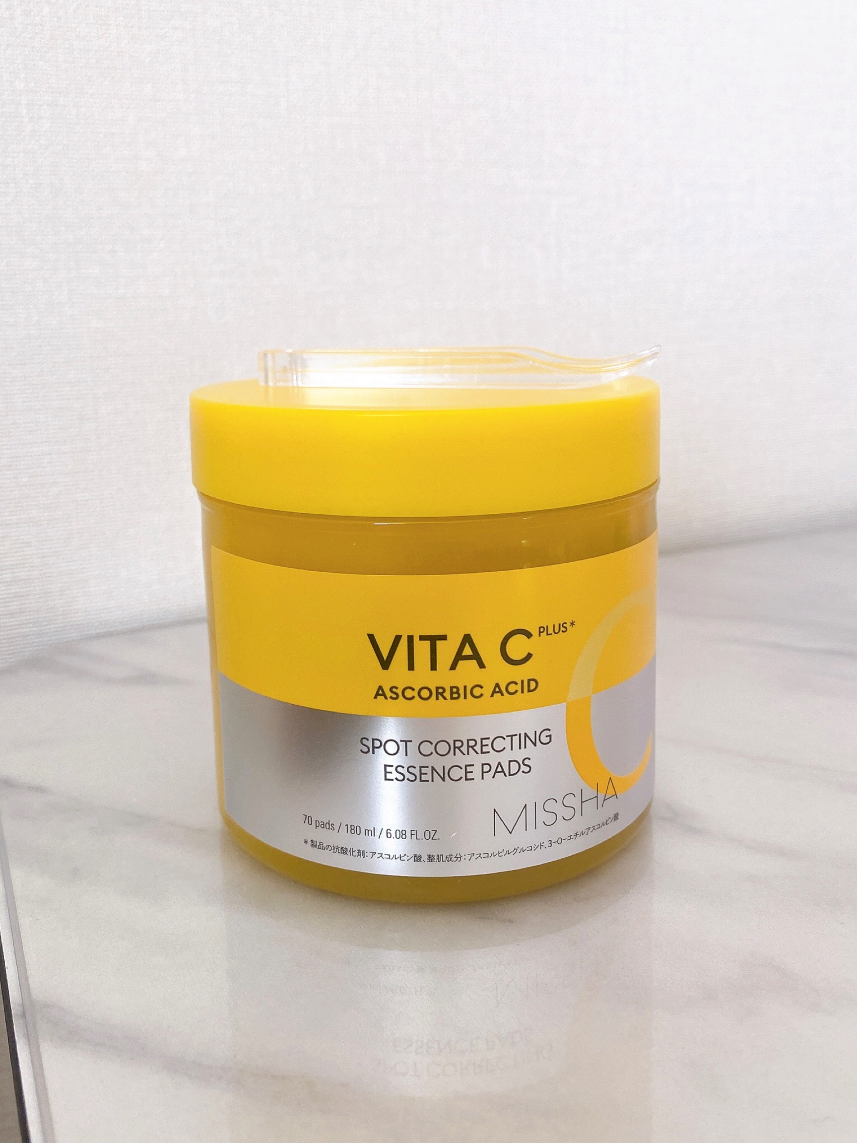 ミシャ ビタシープラス 美容液パッド/MISSHA/トナーパッドを使ったクチコミ（2枚目）