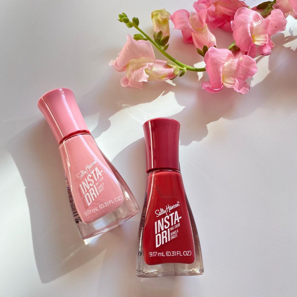 インスタドライ ネイルカラー 273 ピンクブリンク/サリーハンセン/オールインワンネイルを使ったクチコミ（1枚目）