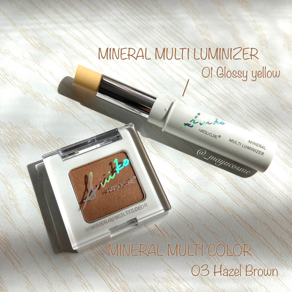 ミネラルマルチルミナイザー/SUIKO HATSUCURE/スティックハイライトを使ったクチコミ（2枚目）