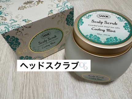 ヘッドスクラブ リフレッシング(ミント)/SABON/ヘッドスクラブを使ったクチコミ(1枚目)
