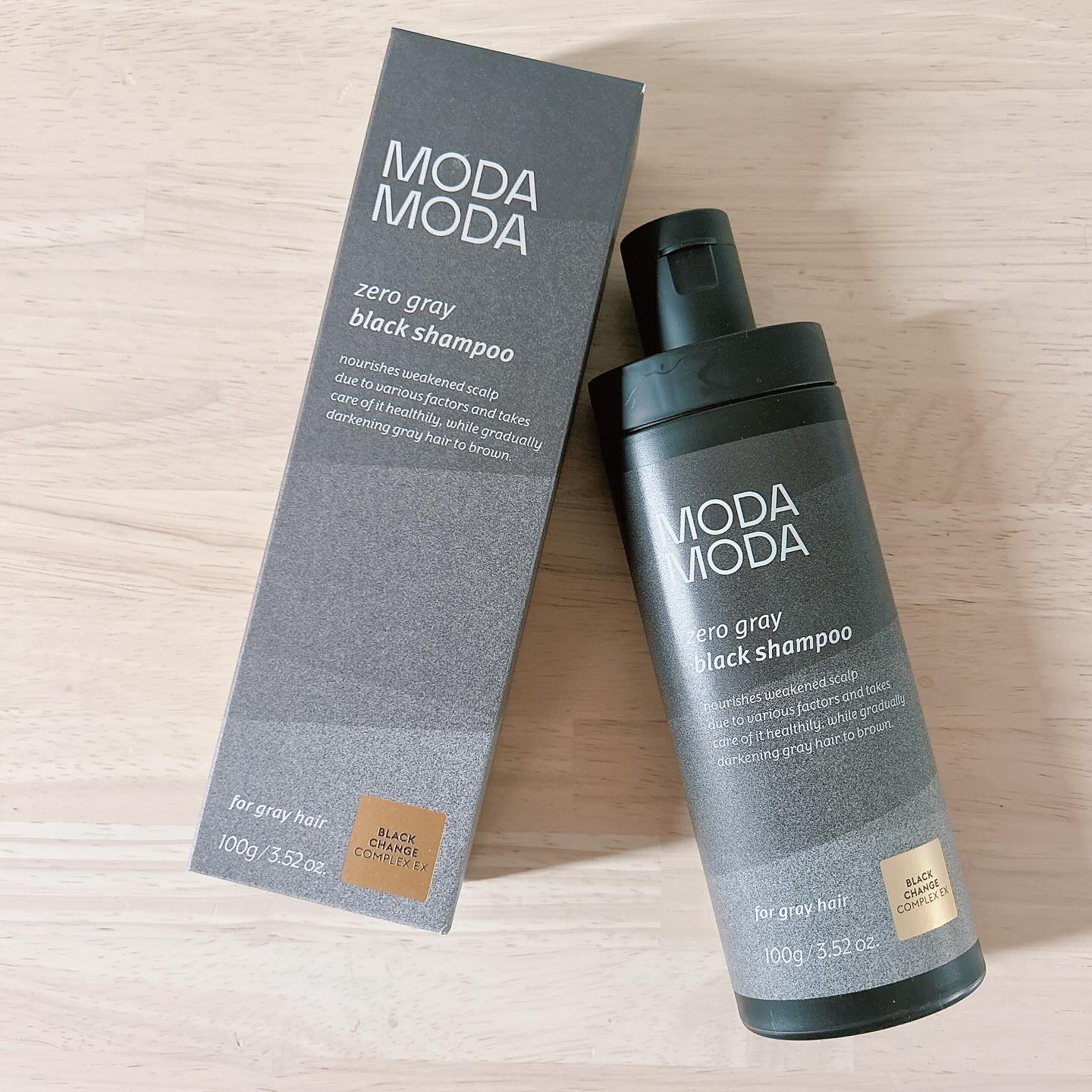 モダモダゼログレイシャンプー 100g/MODAMODA/市販シャンプーを使ったクチコミ（1枚目）