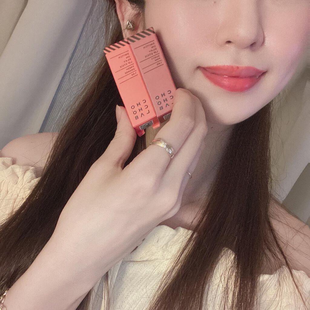 スイッチオン シルキー リップスティック/CHOCHOSLAB/口紅を使ったクチコミ（3枚目）