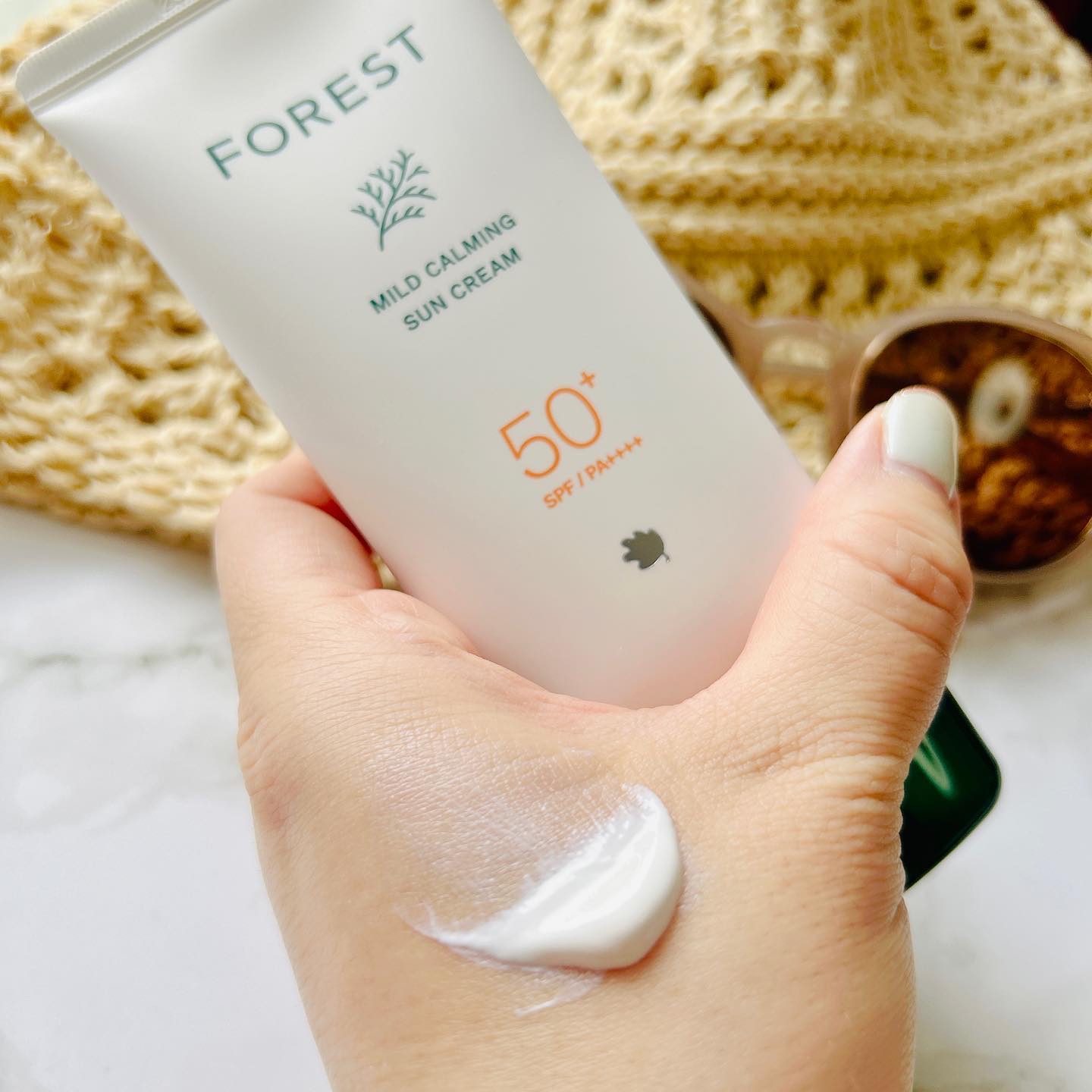 フォレスト マイルドカーミングサンクリーム/FoRest by Greenfinger/日焼け止めクリームを使ったクチコミ（2枚目）