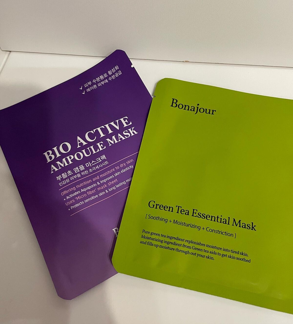 グリーンティーエッセンシャルマスク/Bonajour/シートマスク・パックを使ったクチコミ(7枚目)
