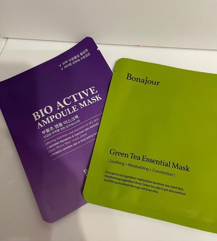グリーンティーエッセンシャルマスク/Bonajour/シートマスク・パックを使ったクチコミ(7枚目)