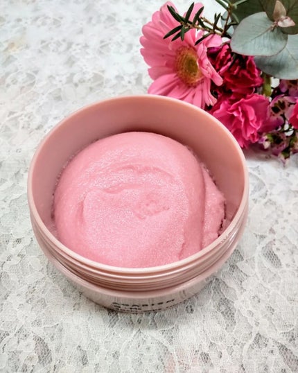 Q+Me スウィート ボム タラソ スクラブ/AGARISM/バスト・ヒップケアを使ったクチコミ(2枚目)