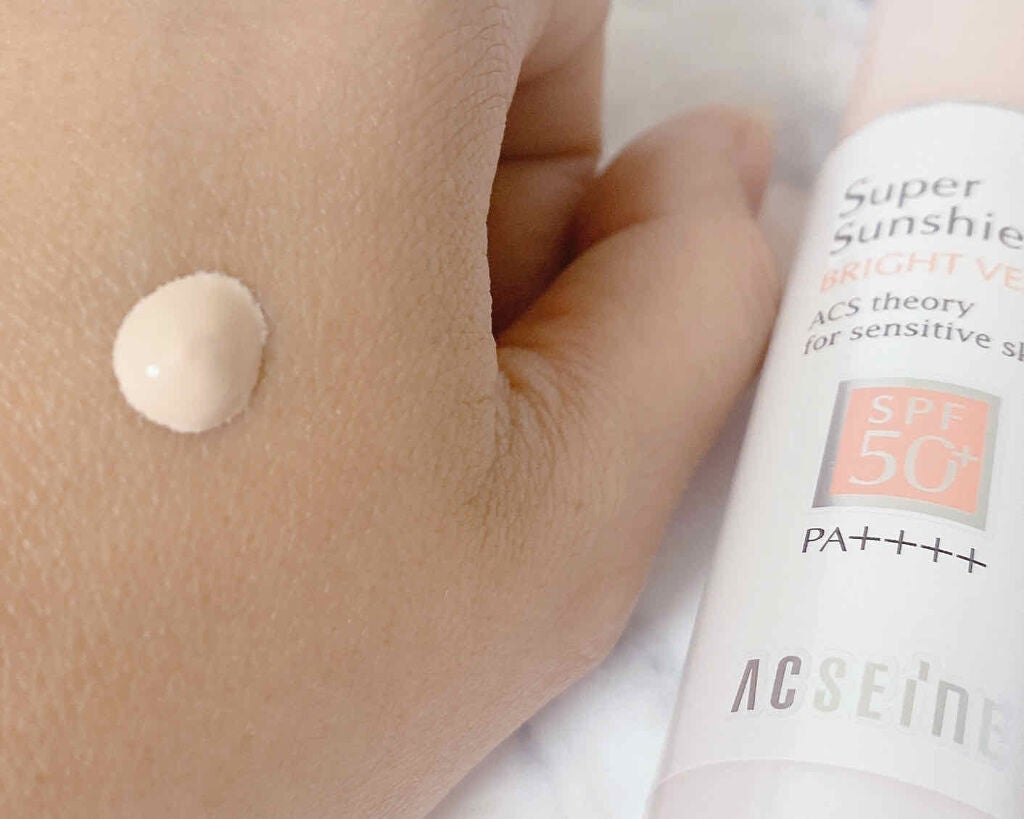 スーパーサンシールド ブライトヴェール<R>/ACSEINE/日焼け止め・UVケアを使ったクチコミ(2枚目)