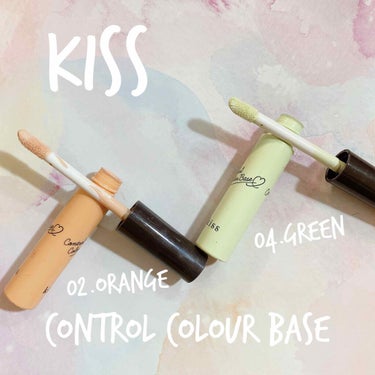 【kiss】コントロールカラーベース
02...orange
04...green
☁️memo☁️
☑️チップタイプだからピンポイントに塗りやすい💕
☑️自分の肌に合わせてカラーから選べる
☑️部分別