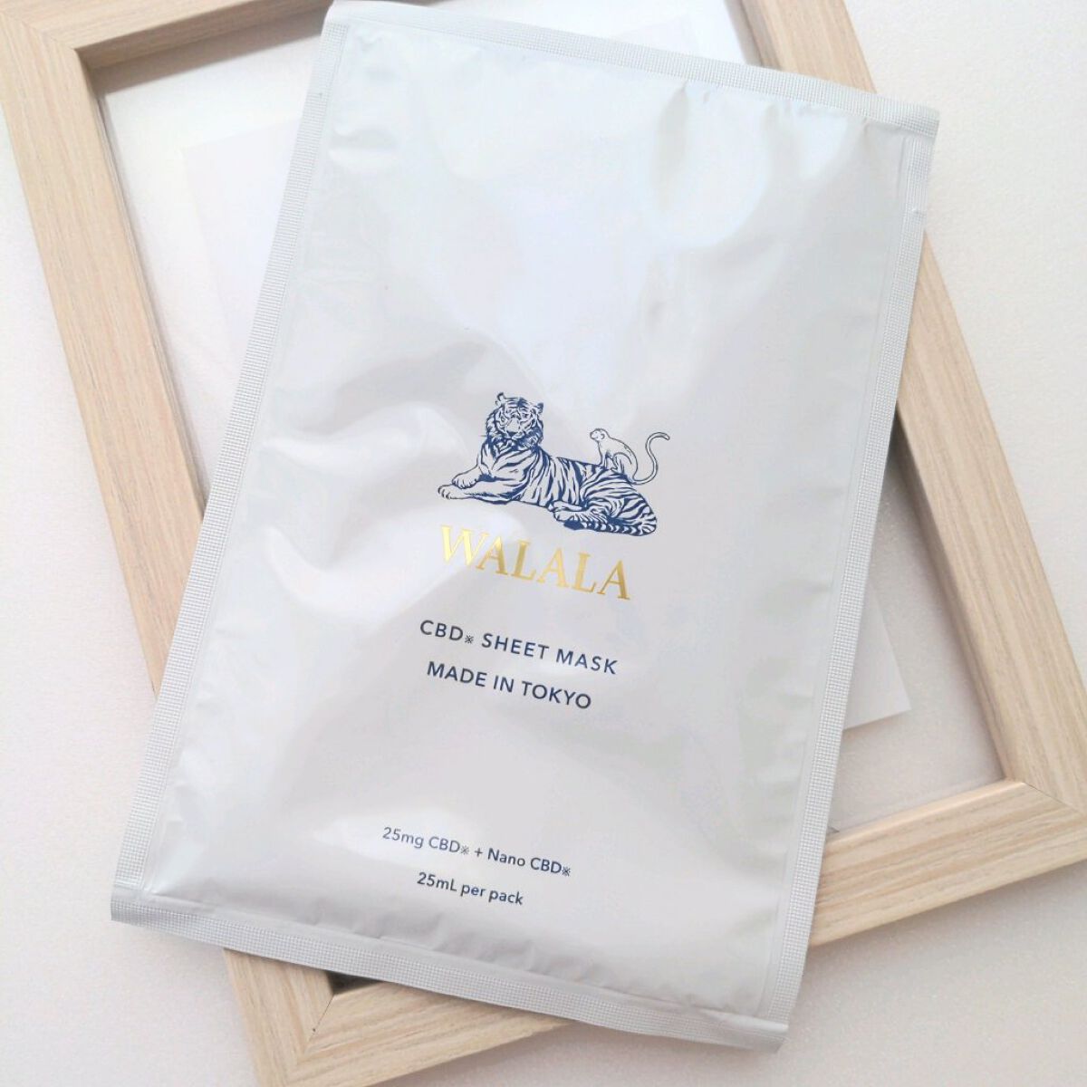 CBD ナイトリカバーフェイスマスク/WALALA/シートマスク・パックを使ったクチコミ（3枚目）