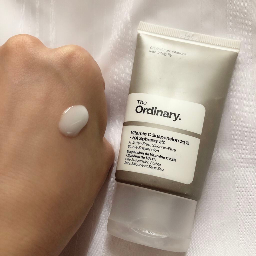 Cサスペンション23+HAスフィア2フェイスクリーム/The Ordinary/美容液を使ったクチコミ(4枚目)