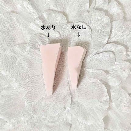 メイクアップスポンジ(バリューパック ウェッジ型 30個)/DAISO/パフ・スポンジを使ったクチコミ(2枚目)