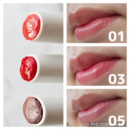 ベアグローペプチドメルティングバーム/PINATE/口紅を使ったクチコミ(2枚目)