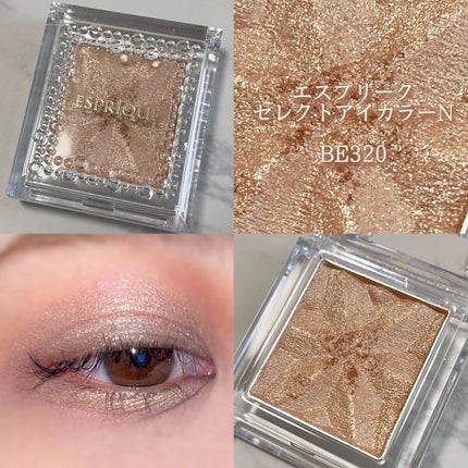 セレクト アイカラー N/ESPRIQUE/単色アイシャドウを使ったクチコミ(1枚目)