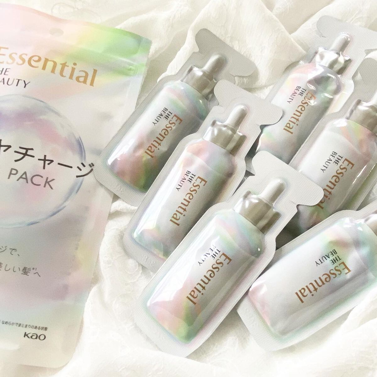 ザビューティ うるツヤチャージヘアパック/エッセンシャル/ヘアマスク・ヘアパックを使ったクチコミ(2枚目)