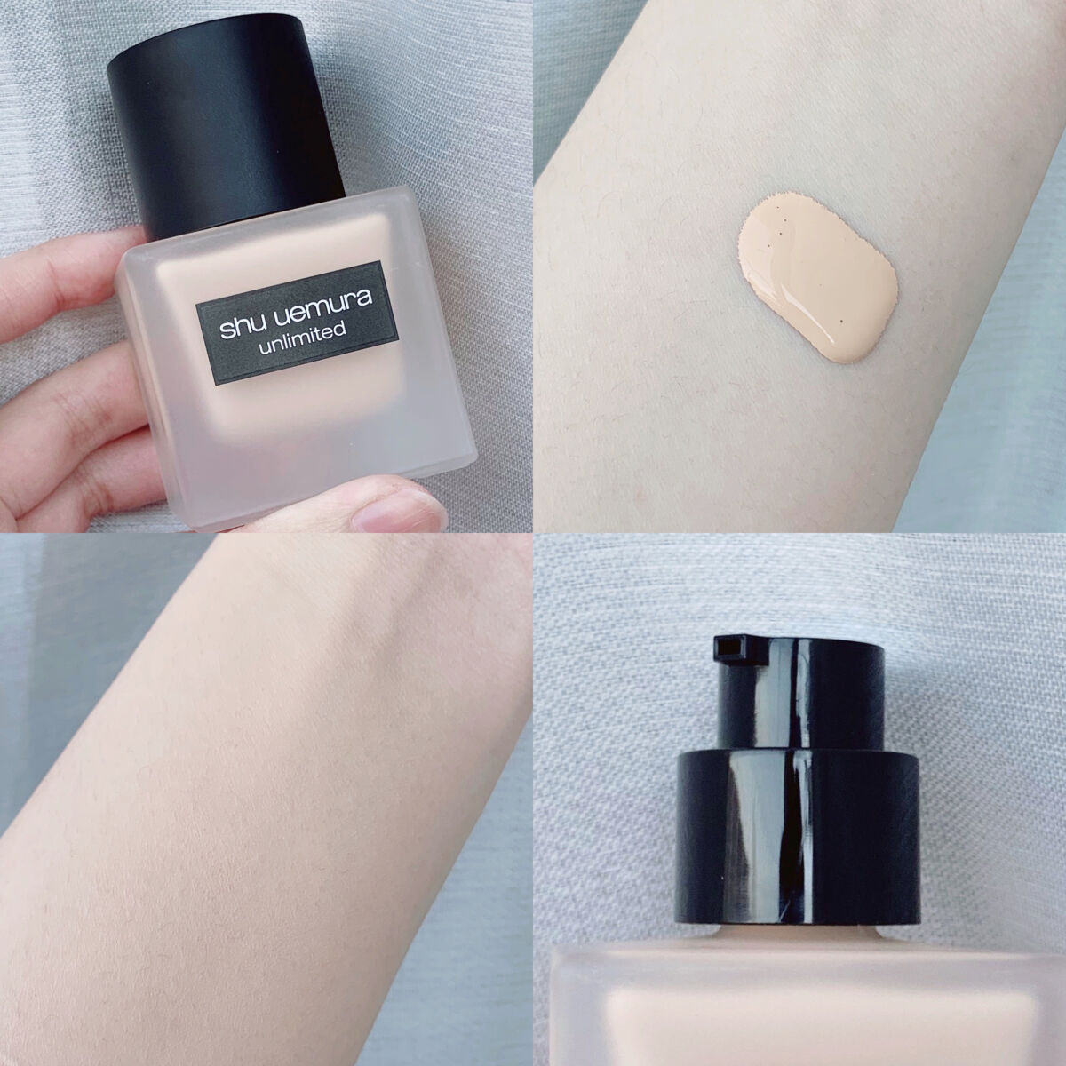 （旧）アンリミテッド ラスティング フルイド/shu uemura/リキッドファンデーションを使ったクチコミ（2枚目）