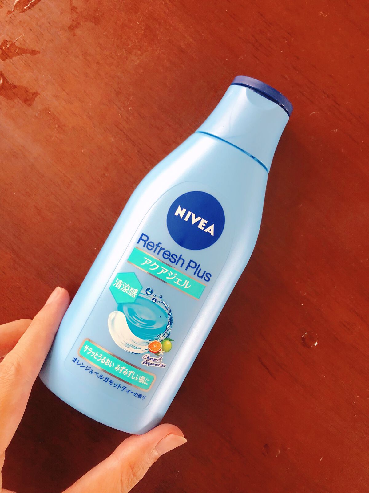 ニベア リフレッシュプラス アクアモイスチャー ボディジェル/ニベア/ボディローションを使ったクチコミ(1枚目)