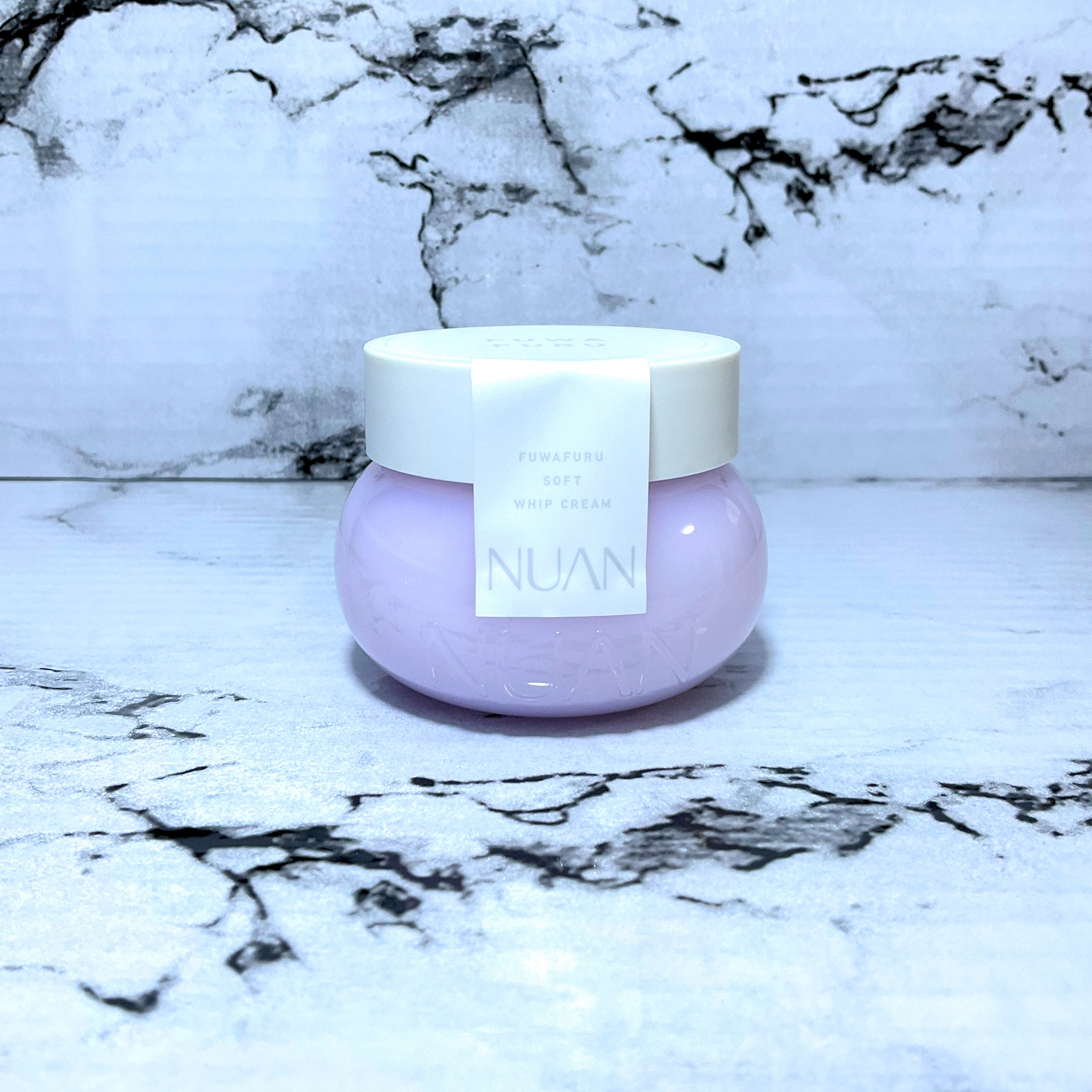 NUAN ソフトホイップクリームのクチコミ「クラシエ
NUAN
ソフトホイップクリーム　80g

ふわふわのホイップクリームがすーっと角質.....」（1枚目）