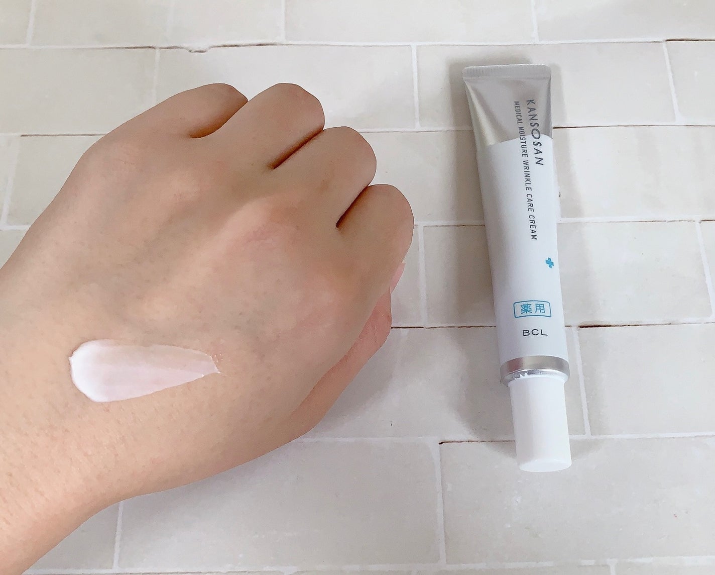 乾燥さん 薬用リンクルケアクリーム 【医薬部外品】/乾燥さん/フェイスクリームを使ったクチコミ(5枚目)