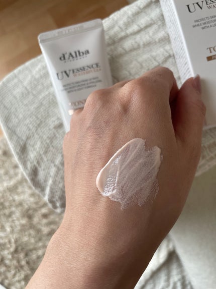 ウォータフルトーンアップサンクリーム/ダルバ/日焼け止めクリームを使ったクチコミ(2枚目)