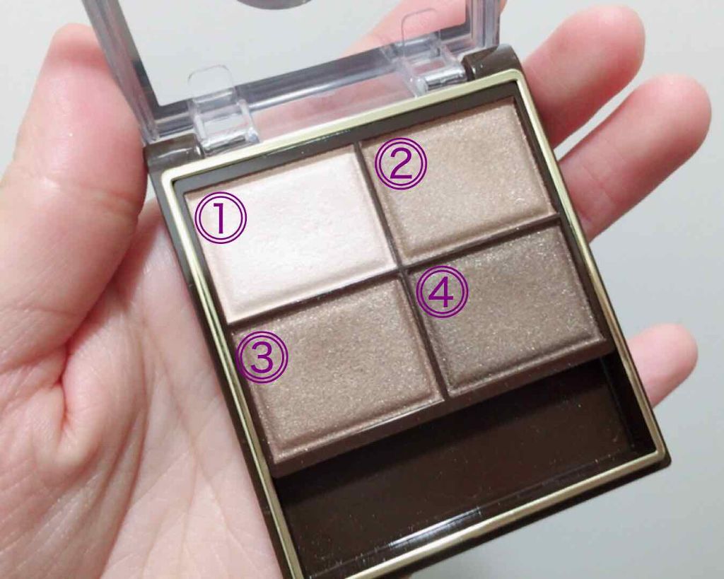 スキニーリッチシャドウ/excel/アイシャドウパレットを使ったクチコミ（2枚目）