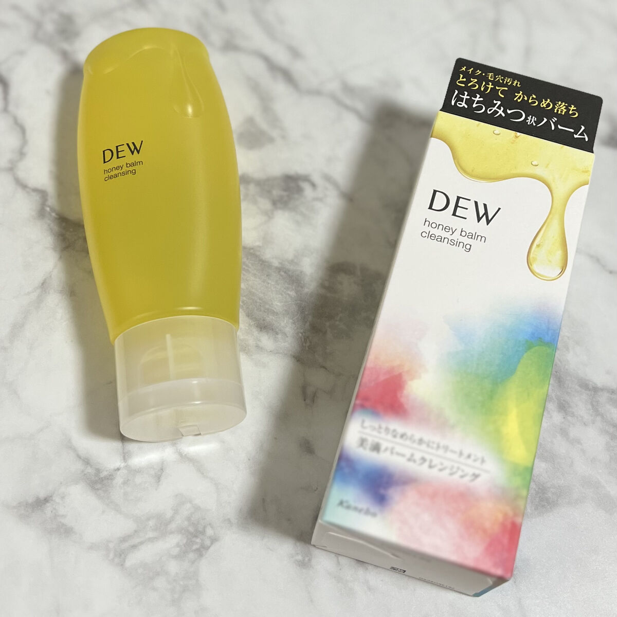 ハニーバームクレンジング/DEW/クレンジングバームを使ったクチコミ（2枚目）