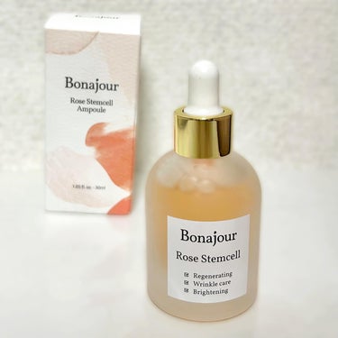 .
♡ボナジュール ローズステムセルアンプル30ml♡
@bonajour_japan 
@bonajour_official 

肌のハリ感がなく、なんかショボショボした乾燥感が最近特に気になってて＋