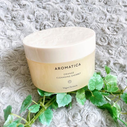 オレンジクレンジングシャーベット/AROMATICA/クレンジングバームを使ったクチコミ(1枚目)