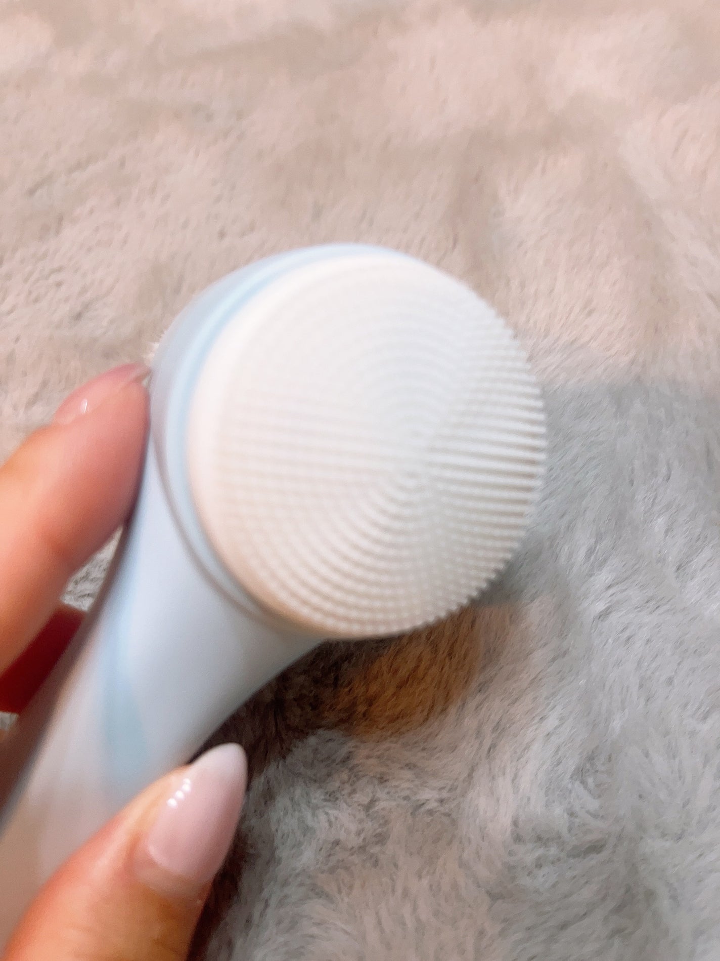 PORE CLEANSING SILICONE DUAL BRUSH /fillimilli/メイクブラシを使ったクチコミ(4枚目)