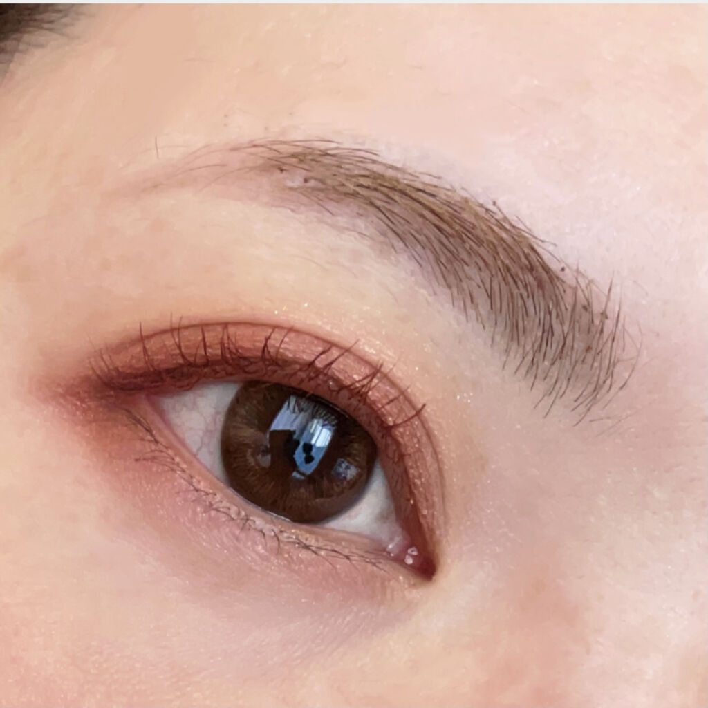 ベビーニュアンス リキッドアイブロウN/リトルレディ/リキッドアイブロウを使ったクチコミ（2枚目）