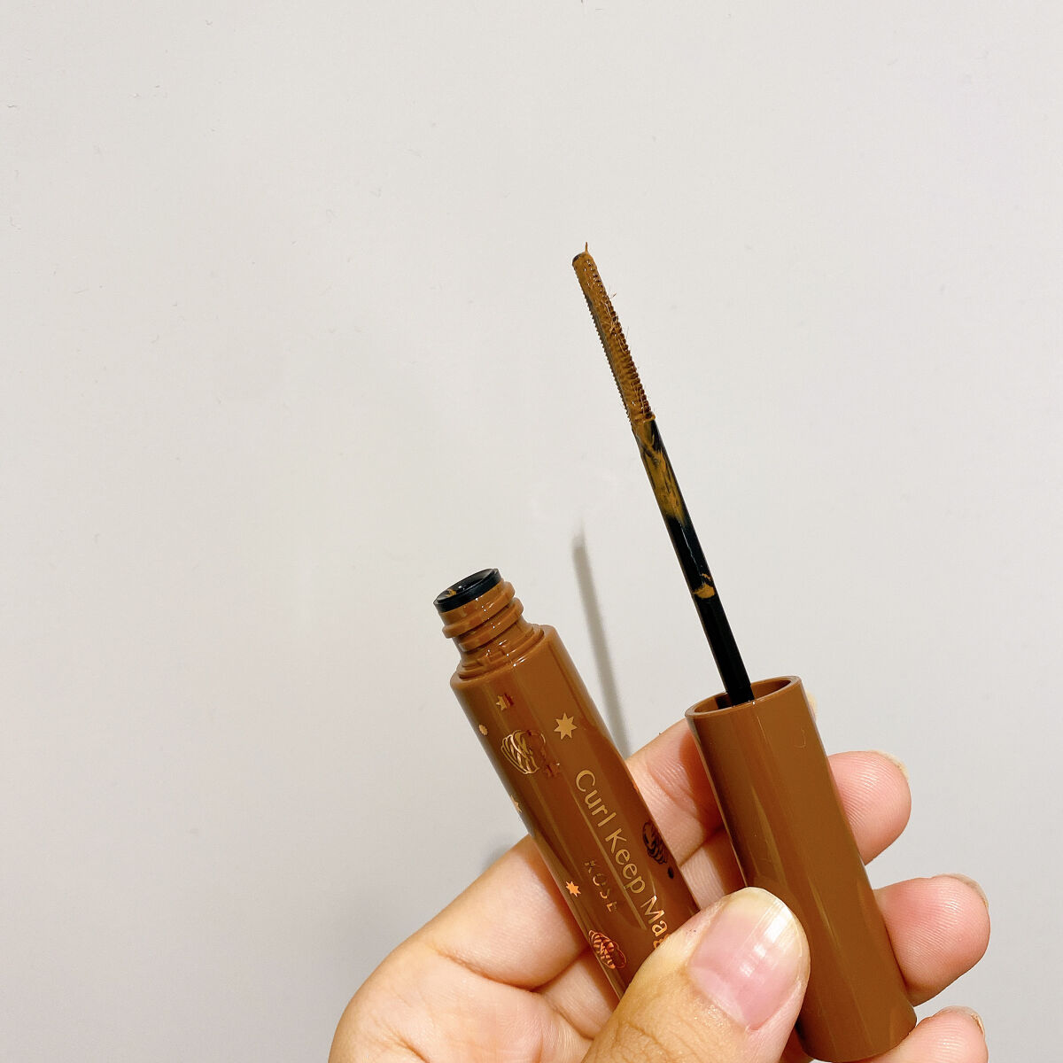 カールキープマジック リッチモンブラン（限定色）/コーセーコスメニエンス/マスカラを使ったクチコミ（3枚目）