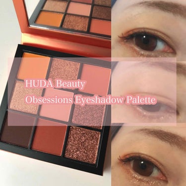 Obsessions Eyeshadow Palette/Huda Beauty/アイシャドウパレットを使ったクチコミ（1枚目）