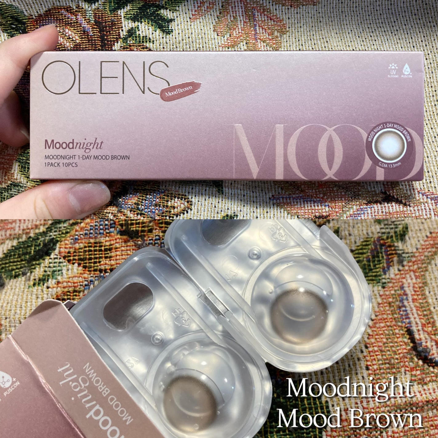 Moodnight 1day/OLENS/ワンデー(1DAY)カラコンを使ったクチコミ(5枚目)