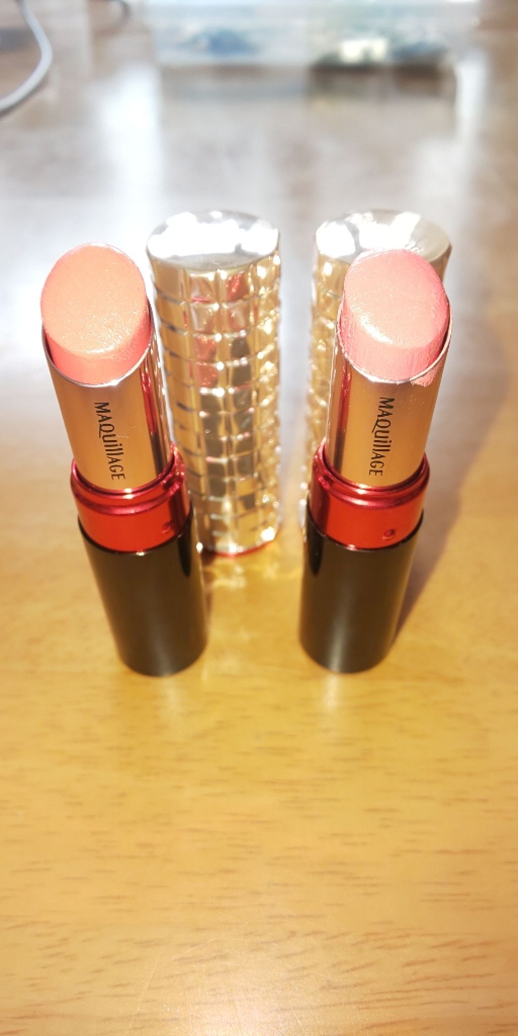 ドラマティックルージュ OR221/マキアージュ/口紅を使ったクチコミ（1枚目）