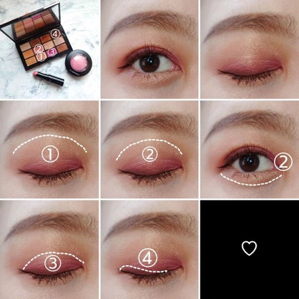 アフターグロー アイシャドーパレット/NARS/アイシャドウパレットを使ったクチコミ(4枚目)