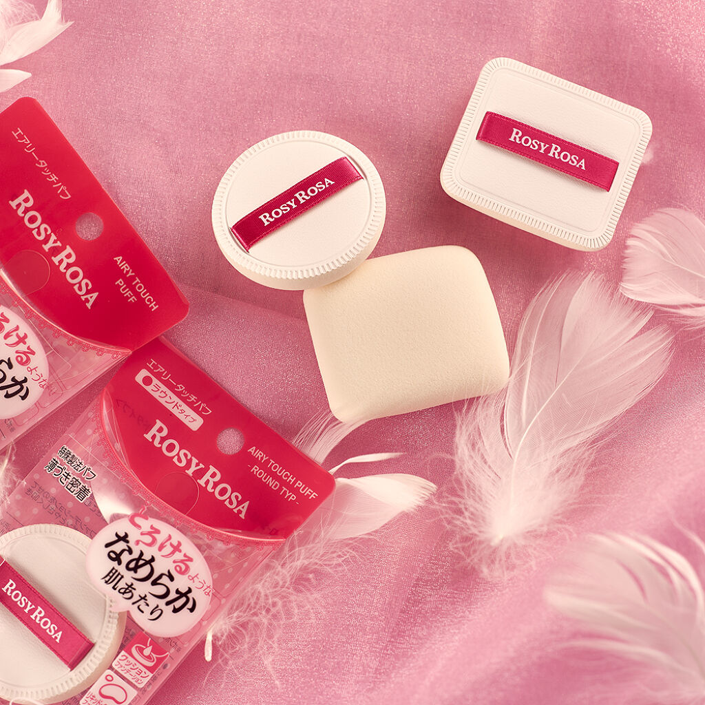 エアリータッチパフ ラウンドタイプ/ロージーローザ/パフ・スポンジを使ったクチコミ（1枚目）