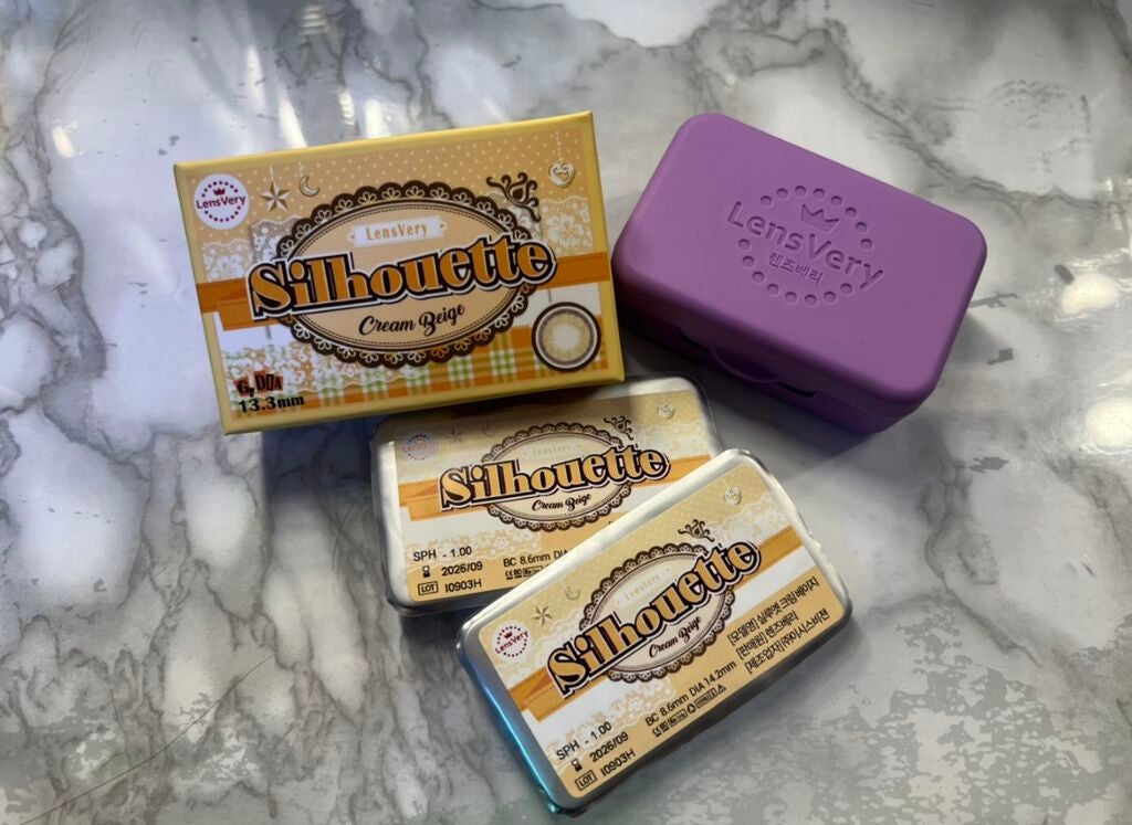 シルエットマンスリー/LensVery/1ヶ月(1MONTH)カラコンを使ったクチコミ(2枚目)