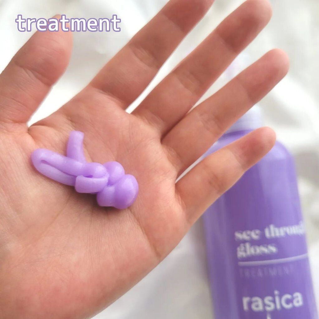 シースルーグロスシャンプー/トリートメント/rasica/市販シャンプーを使ったクチコミ(6枚目)