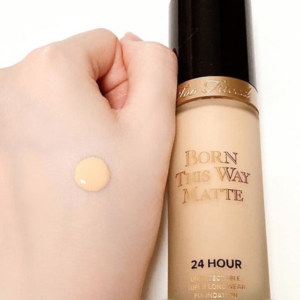 ボーン ディス ウェイ アンディテクタブル 24H マット ファンデーション/Too Faced/リキッドファンデーションを使ったクチコミ(3枚目)