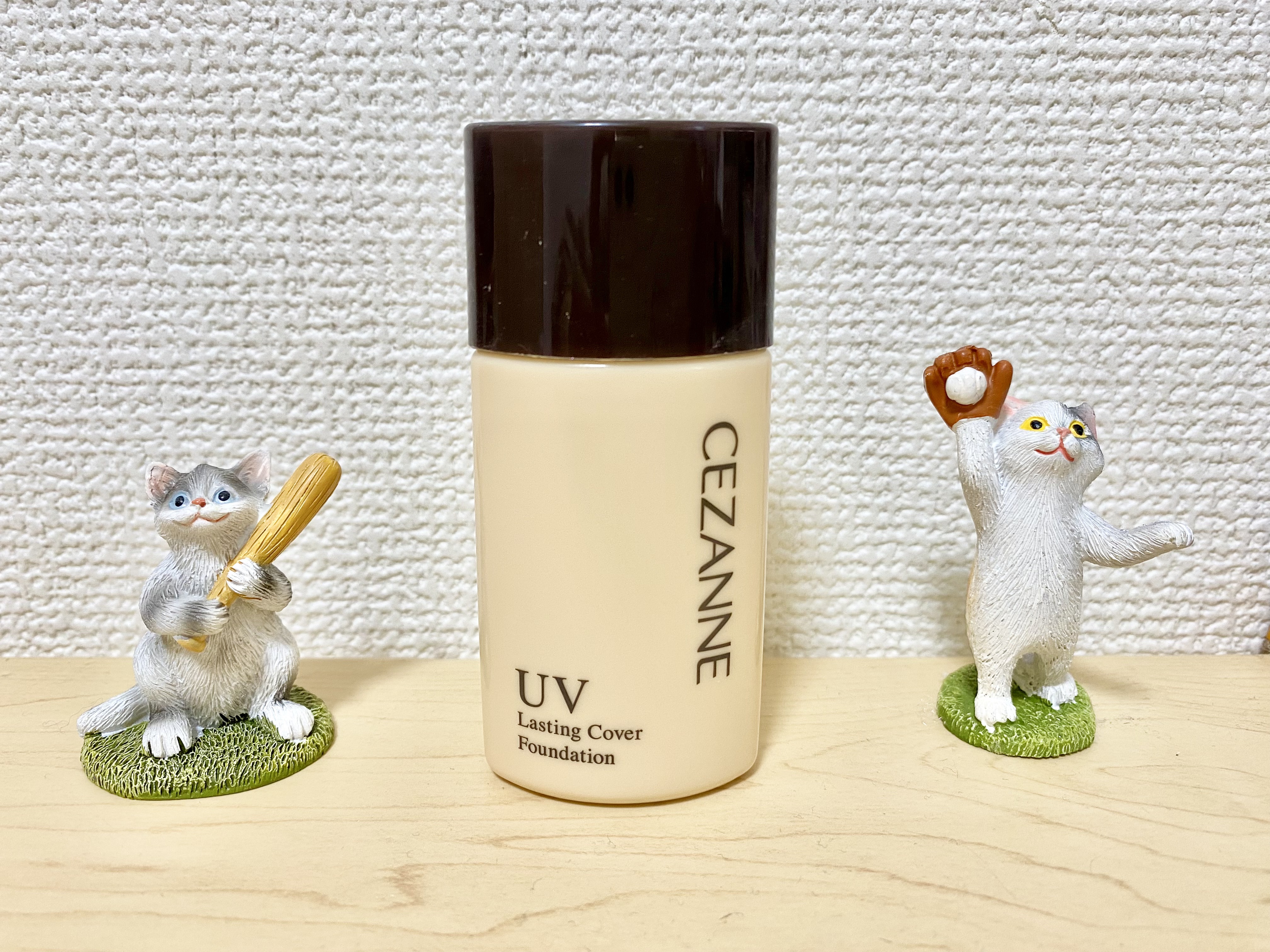 ラスティングカバーファンデーション 20 自然なオークル系/CEZANNE/リキッドファンデーションを使ったクチコミ（1枚目）