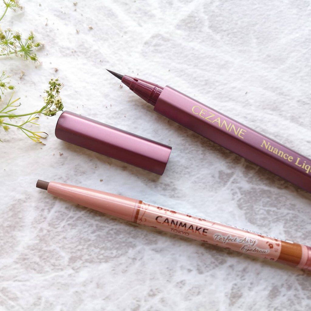 ニュアンスリキッドアイライナー/CEZANNE/リキッドアイライナーを使ったクチコミ(2枚目)