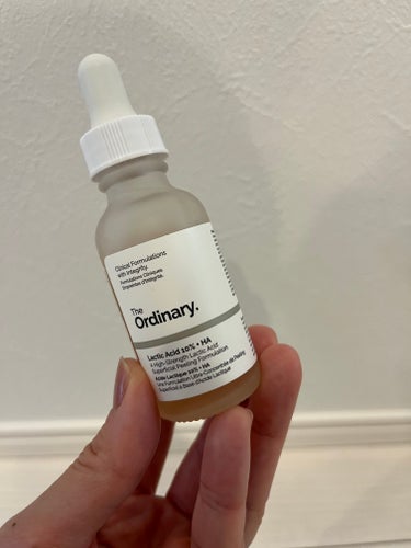 The Ordinary Lactic Acid 10% + HAのクチコミ「⚪️The ordinary Lactic acid 10%＋HA
（The Ordinary.....」（1枚目）